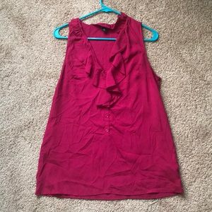 Maroon tank top size M